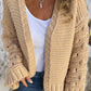 Wendey Vest | Gebreide Lange Mouwen Vest