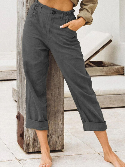 Sivana Broek | Casual Linnen Broek