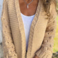 Wendey Vest | Gebreide Lange Mouwen Vest