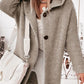 Waldaine Vest | Gebreid Vest met Knoopsluiting en Capuchon