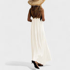 Dames Maxi Jurk Kruishals