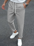 Heren Tapered Comfort Broek met Trekkoord Montarello