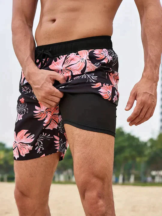 Heren Zwemshort met Compressievoering Montarello