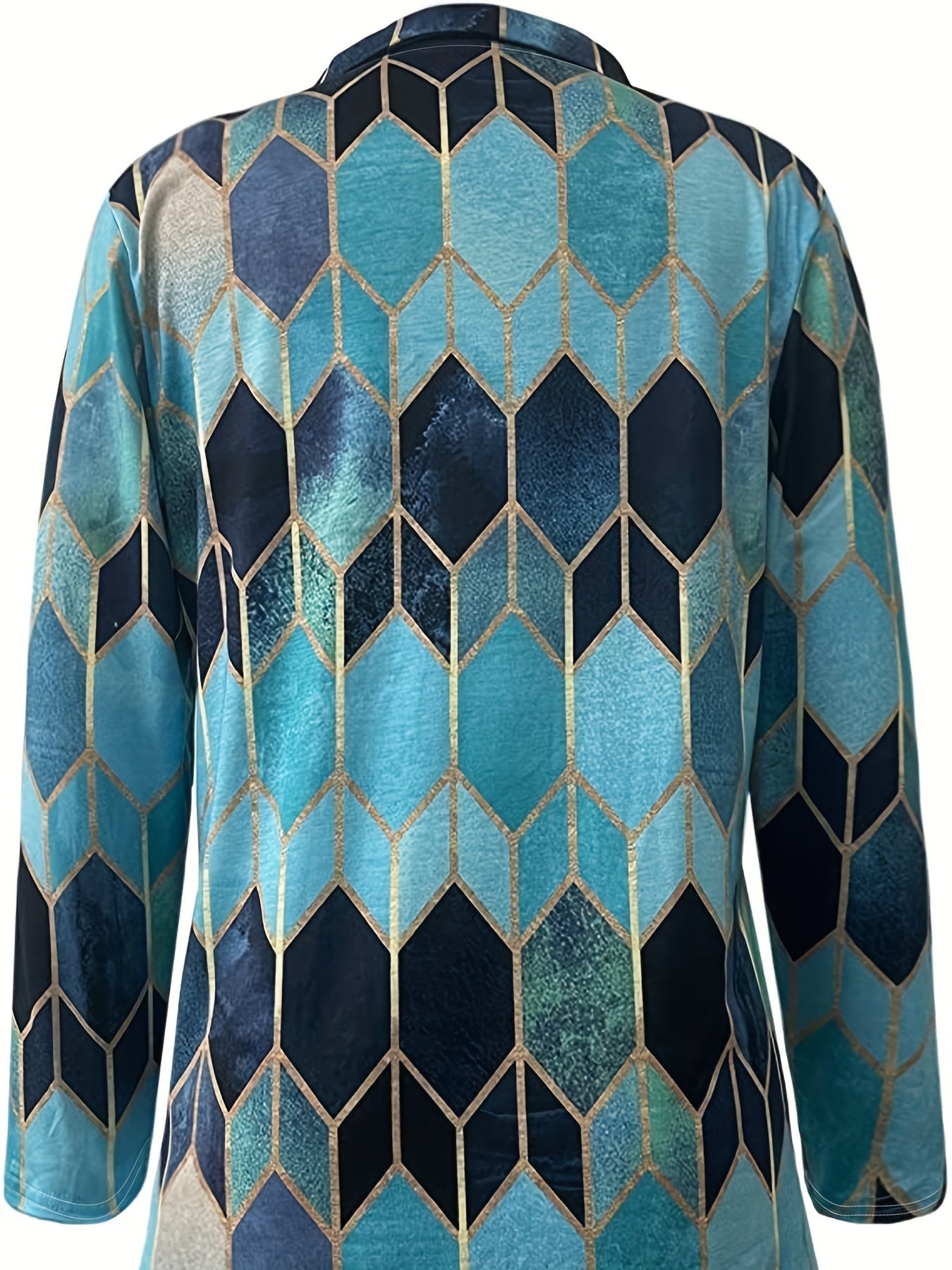 Silvie Top | Casual Rits Gekleurde Top