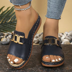 Dames Comfort Sandalen met Gesp en Demping