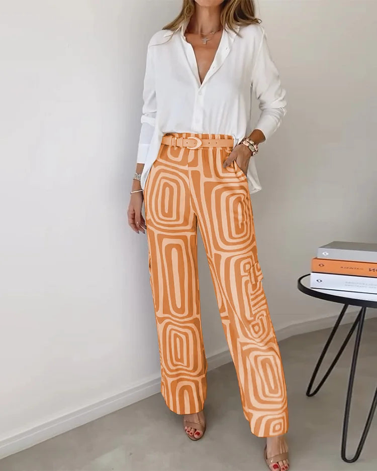 Dames Comfortabele Twee Delige Set