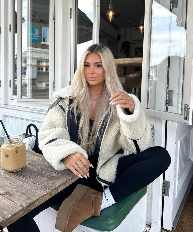 Claire Jacket | Dames Winter Shearling Jas met Rits