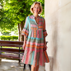 Dames Elegante Lente Midi Jurk