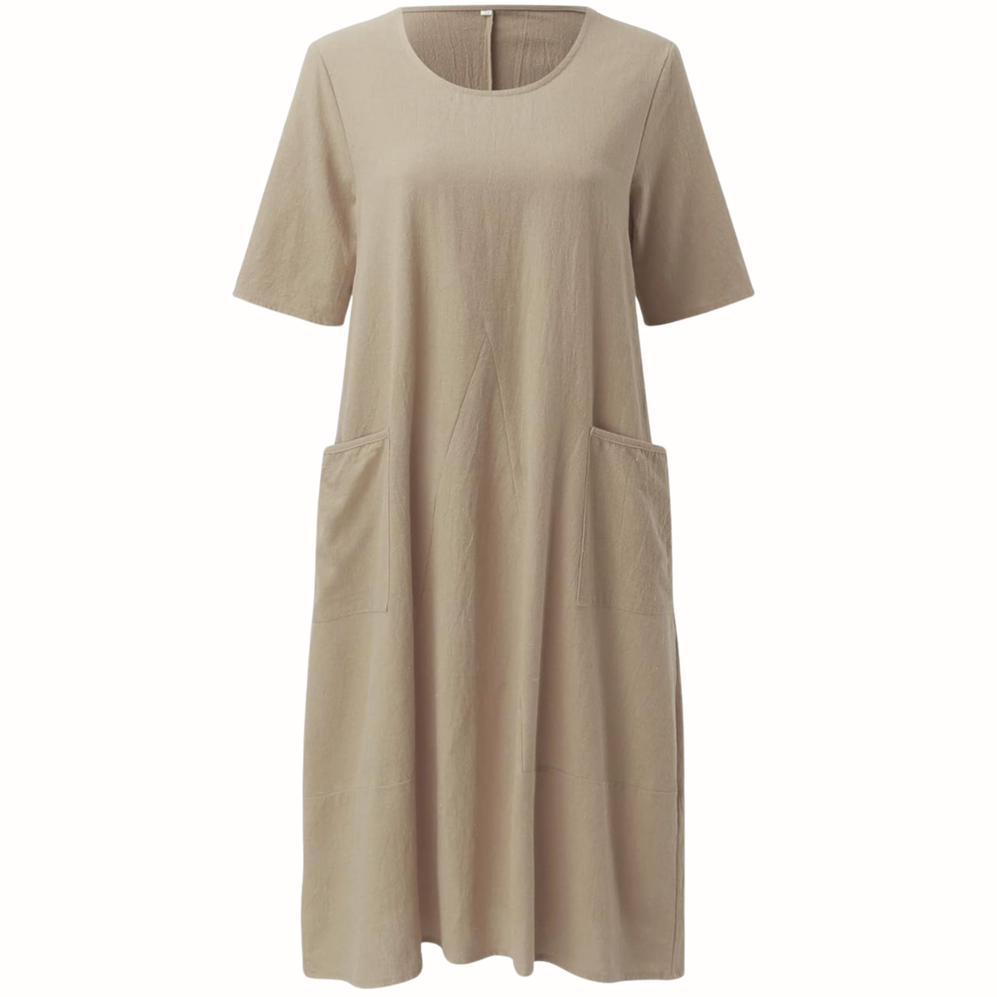 Dames Midi Jurk Relaxed Fit