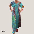 Dames Midi Jurk Paisley Patroon