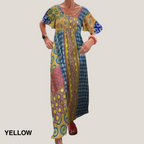 Dames Midi Jurk Paisley Patroon