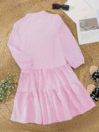 Dames Mini Jurk Ruitpatroon