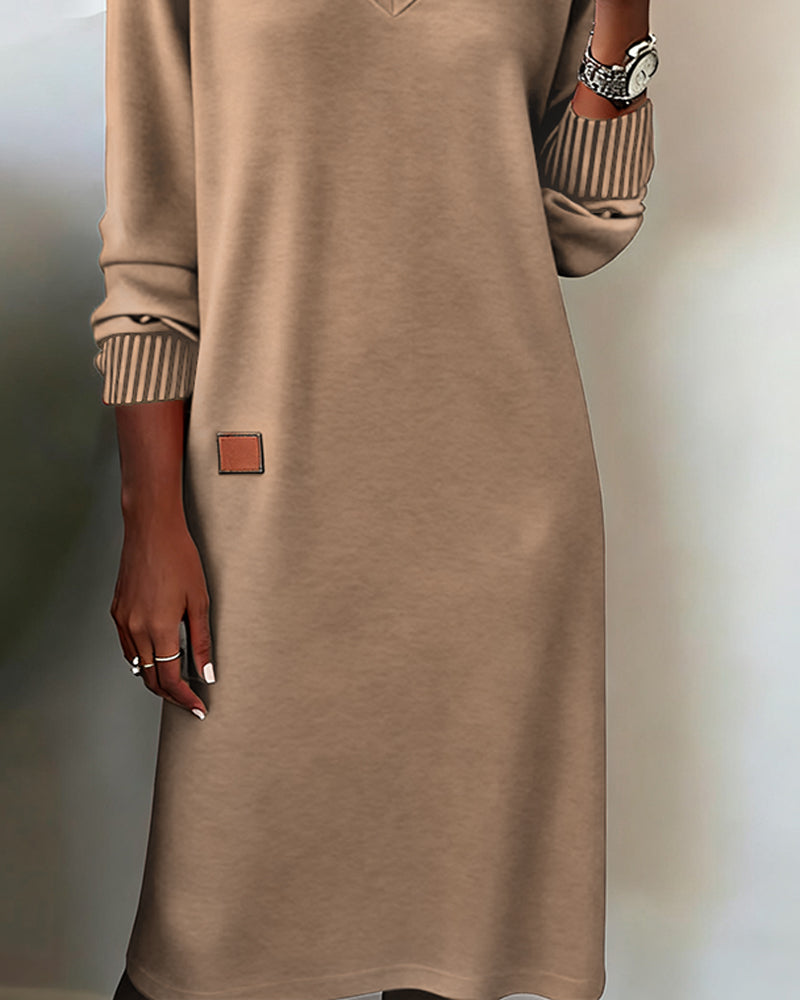 Dames Comfortabele Midi Jurk