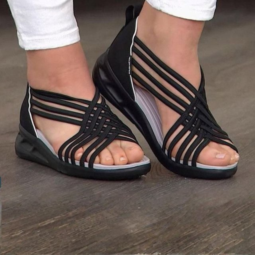 Dames Sandalen met Meerdere Bandjes