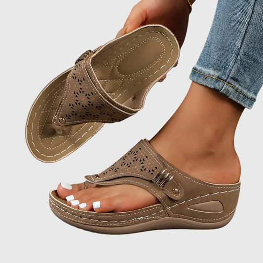 Dames Orthopedische Comfort Instap Sandalen
