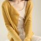Winona Vest | Zacht Gebreid Vest met Knoopsluiting en Ronde Hals