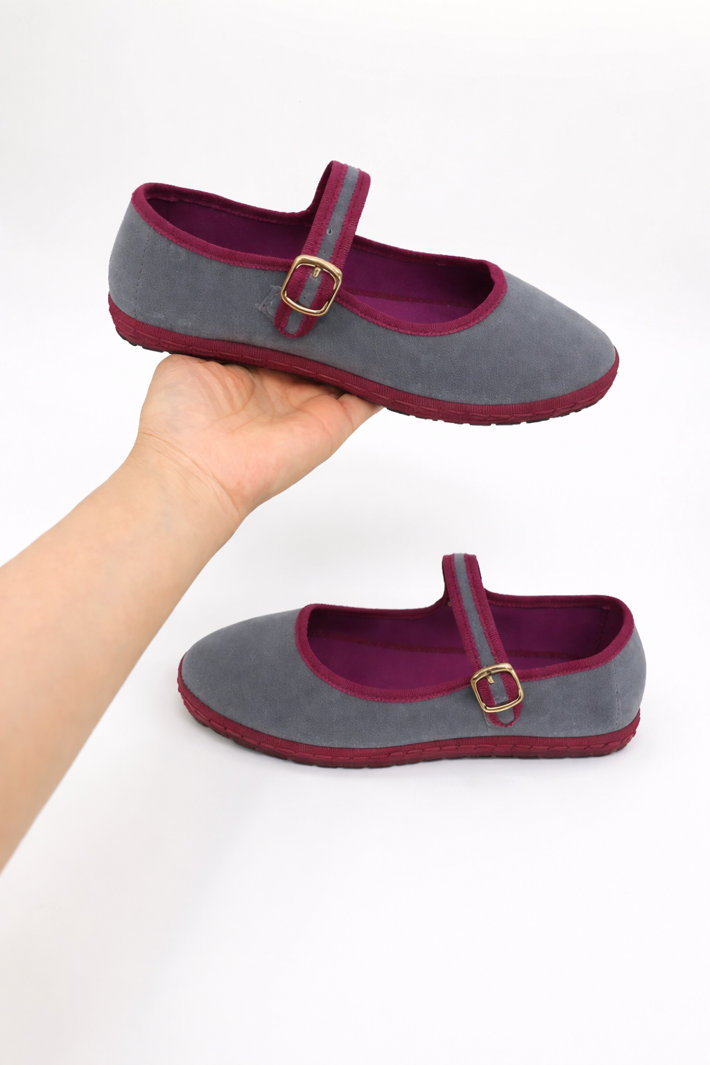 Dames Mary Jane Ballerina Schoenen met Gesp