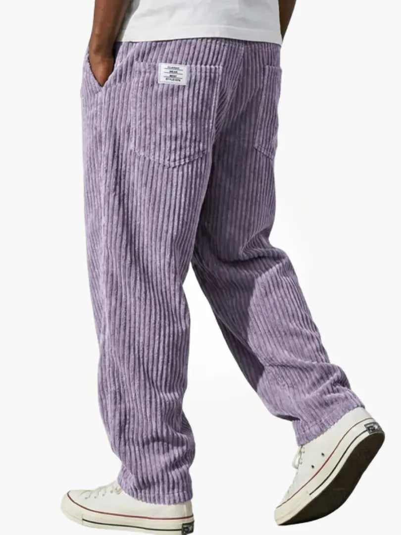 Heren Casual Corduroy Broek Montarello