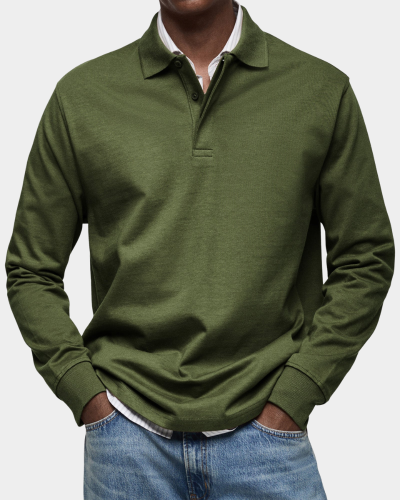 Heren Polo met Lange Mouwen Montarello
