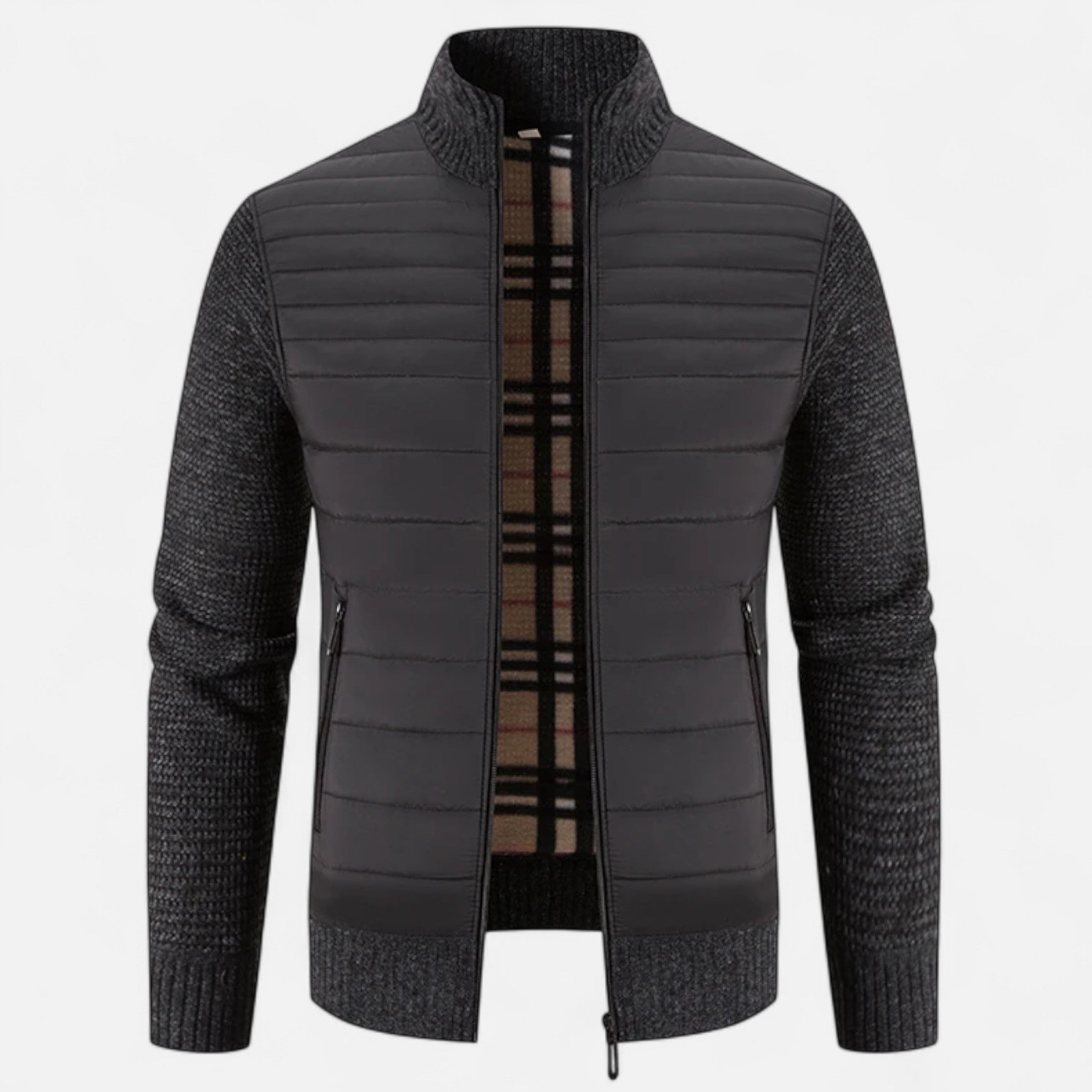 Heren Gevoerde Ribjas Heritage Stijl
