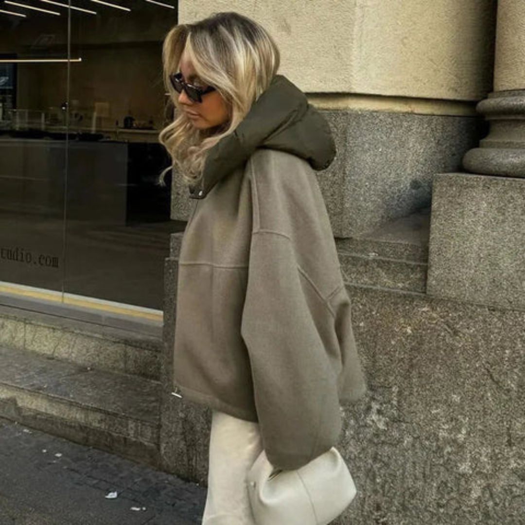 Cassie Jas | Dames Winter Gewatteerde Oversized Jas