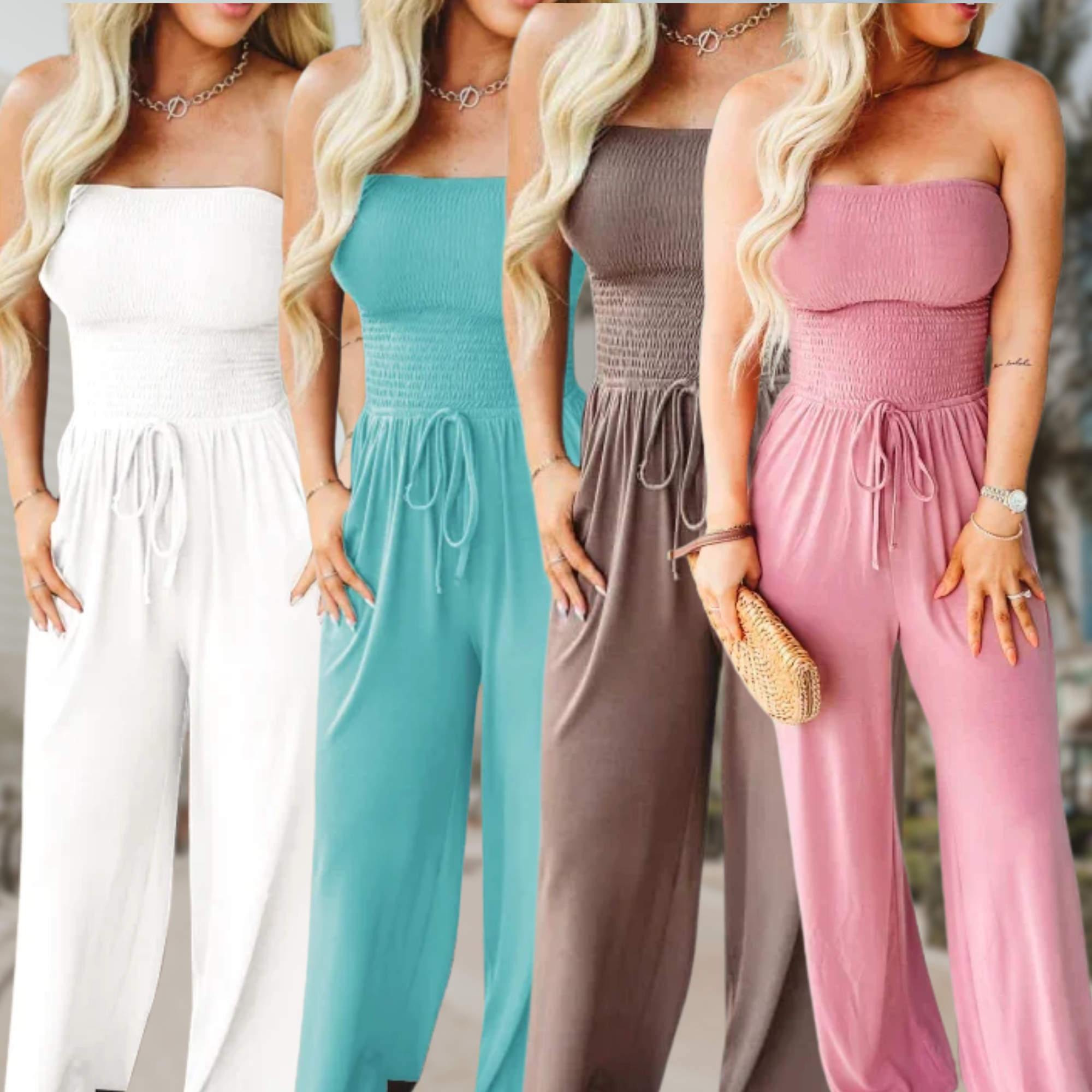 Dames Off Shoulder Jumpsuit