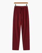 Men's Linen Trousers Lightweight Relaxed Fit