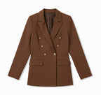Women's Satin Blazer Vest Business Style