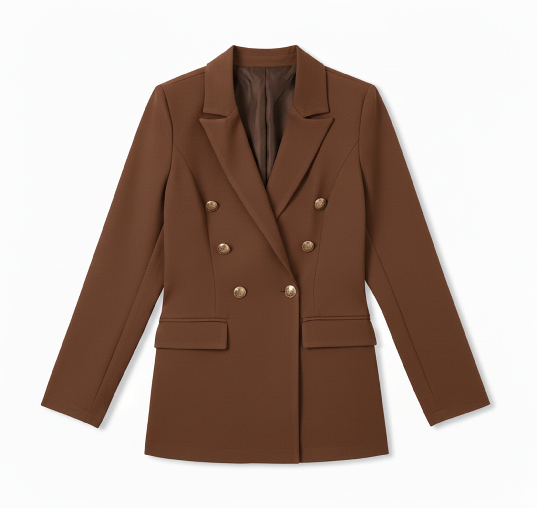 Dames Satijnen Blazer Vest Zakelijke Stijl