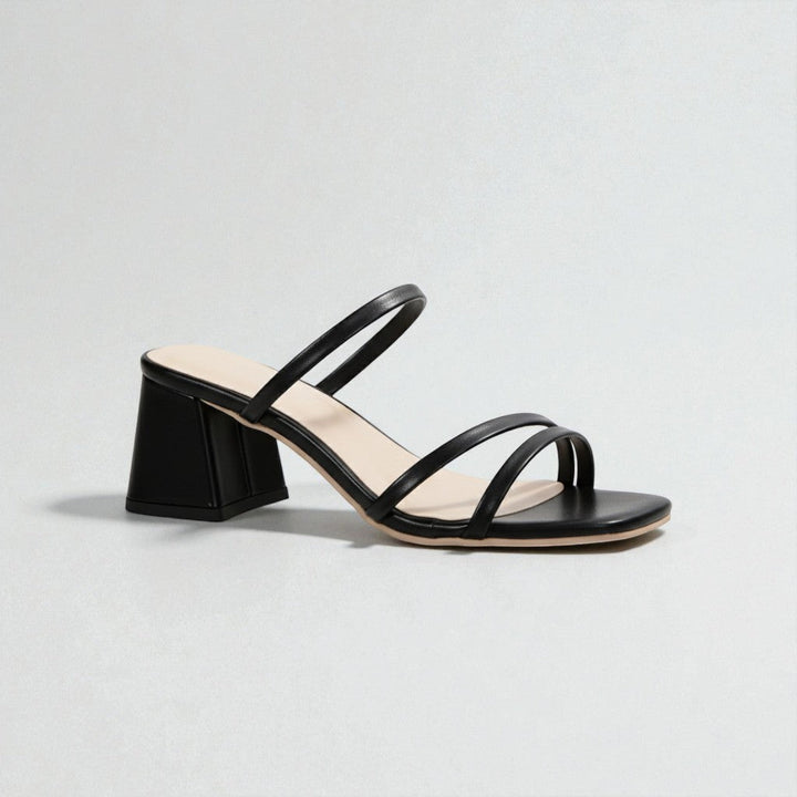 Dames Minimalistische Blokhak Sandalen