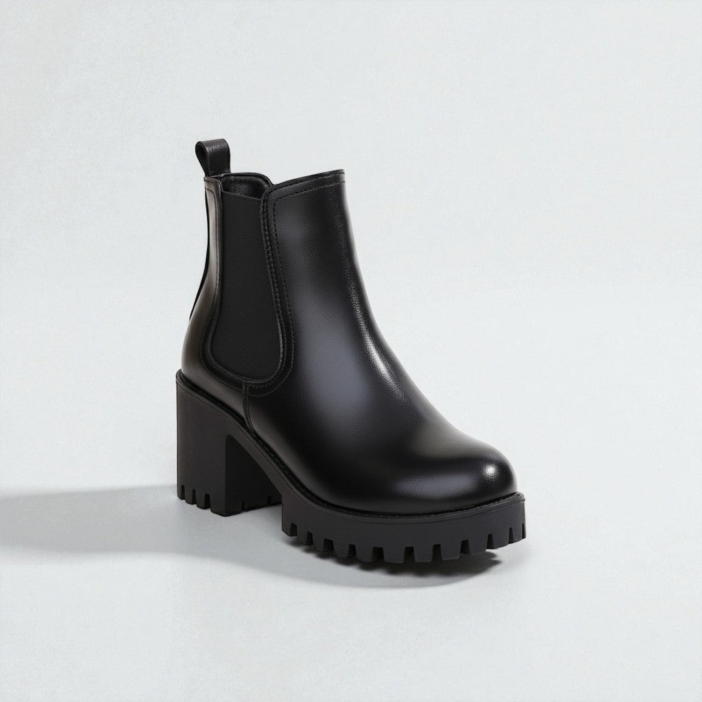 Dames Chelsea Boots met Dikke Zool