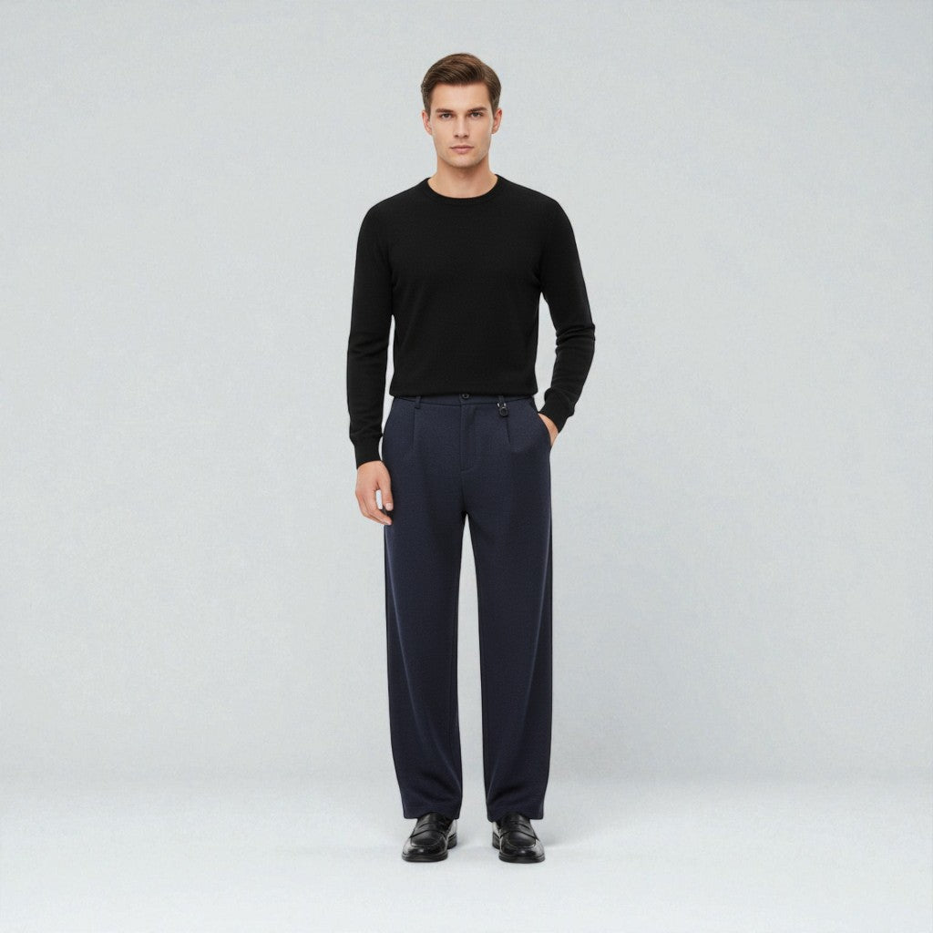 Heren Relaxed Smart Fit Broek Montarello