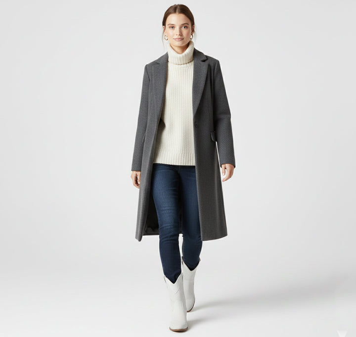 Dames Veter Enkelboots met Blokhak