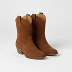 Dames Veter Enkelboots met Blokhak