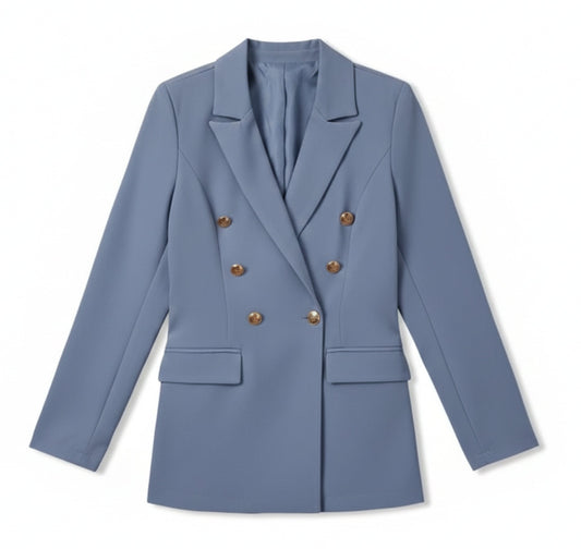 Dames Satijnen Blazer Vest Zakelijke Stijl