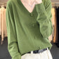 Wrenda-Lynn Trui | Casual V-hals Gebreide Trui