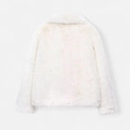 Ladies' Bordeaux Winter Coat Classic Style
