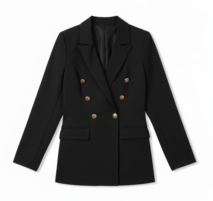 Dames Satijnen Blazer Vest Zakelijke Stijl