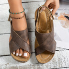 Dames Platform Sleehak Sandalen met Demping