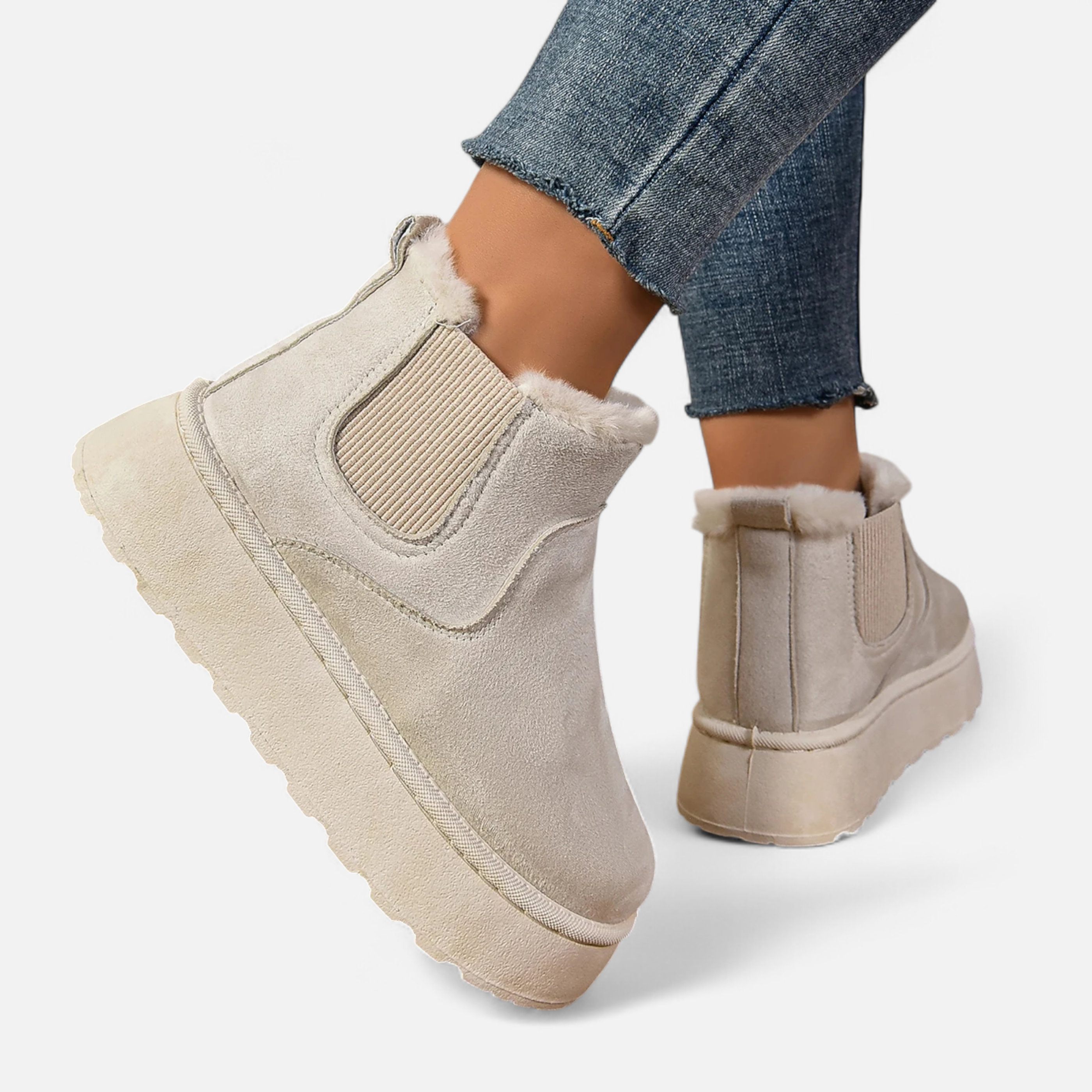 Women's Warm Winter Boots with Soft Lining