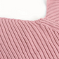 Peaches Trui | Geribde Gebreide One-Shoulder Cropped Trui