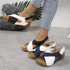 Dames Slingback Sandalen Open Teen