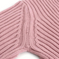 Peaches Trui | Geribde Gebreide One-Shoulder Cropped Trui