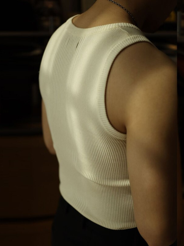 Heren Geribde Tanktop Montarello