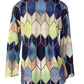 Silvie Top | Casual Rits Gekleurde Top