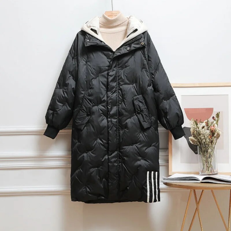 Basmaira Jas | Dames Winter Lange Puffer Jas