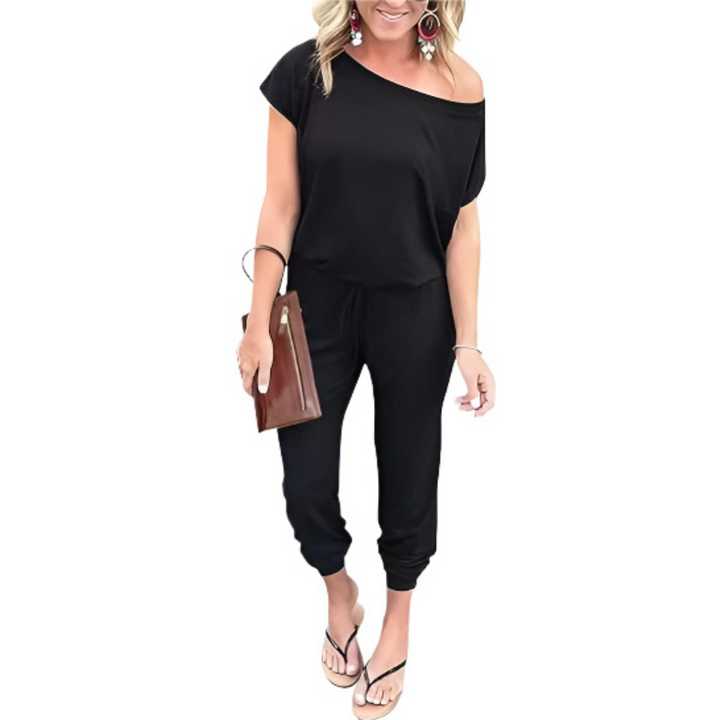 Dames Off Shoulder Zomer Jumpsuit