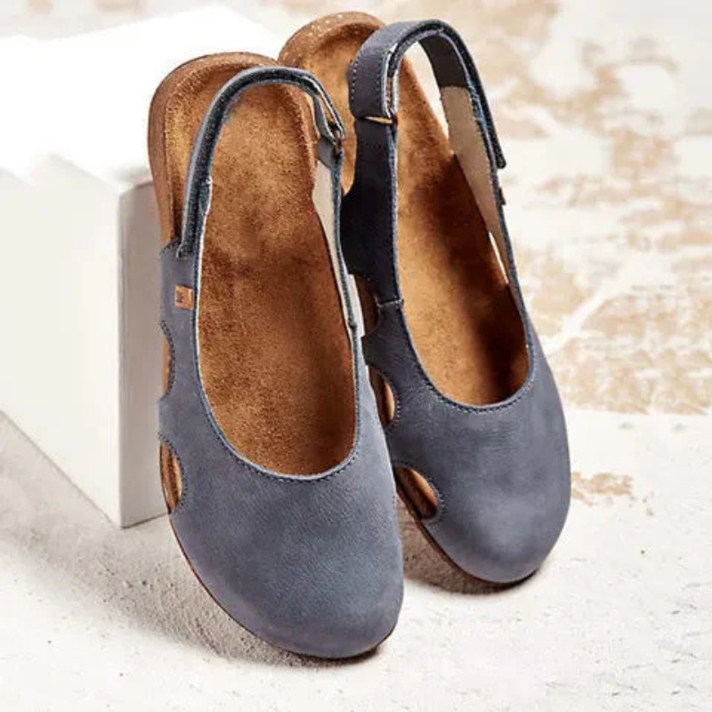 Women's Orthopedic Suede Sandals Closed Toe