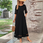 Dames Buikcorrigerende Midi Jurk Elegant
