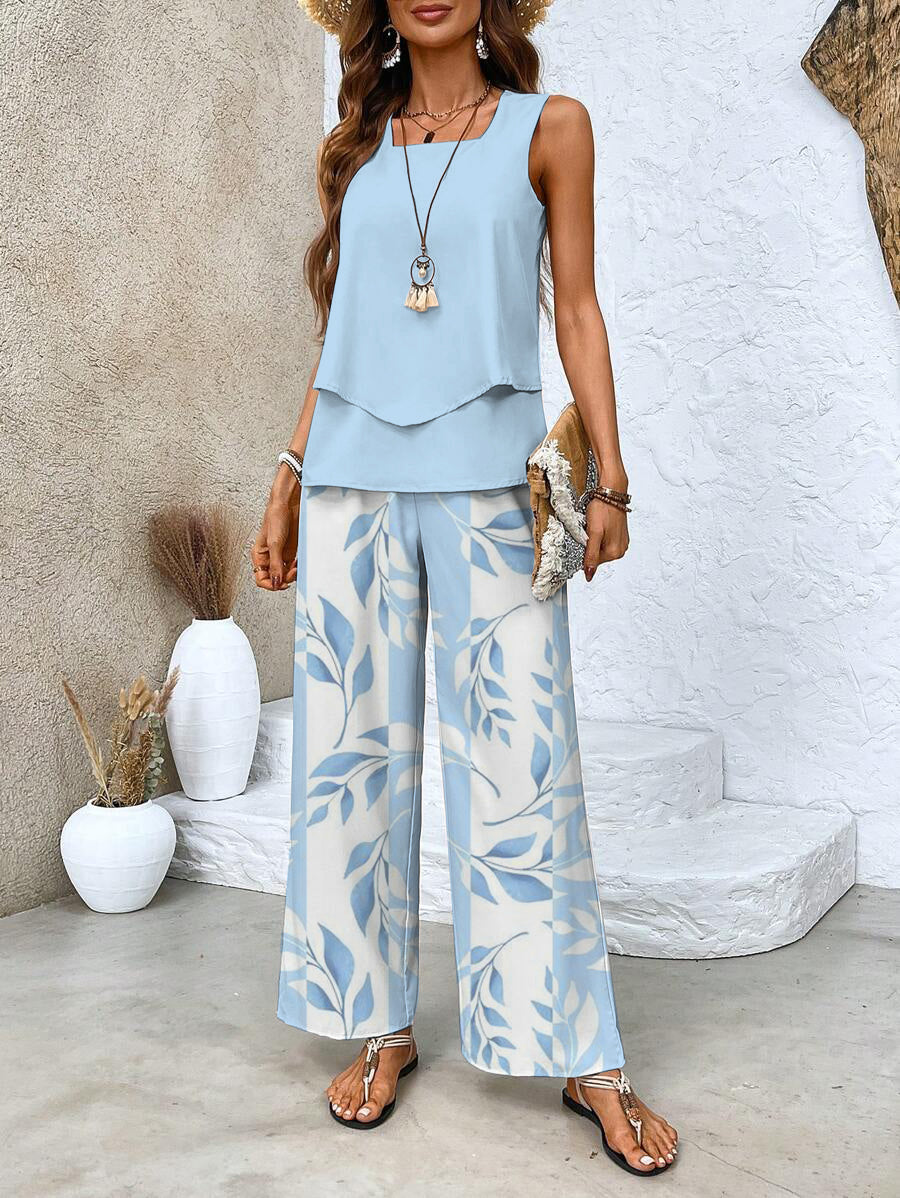 Dames Elegante Twee Delige Zomer Set